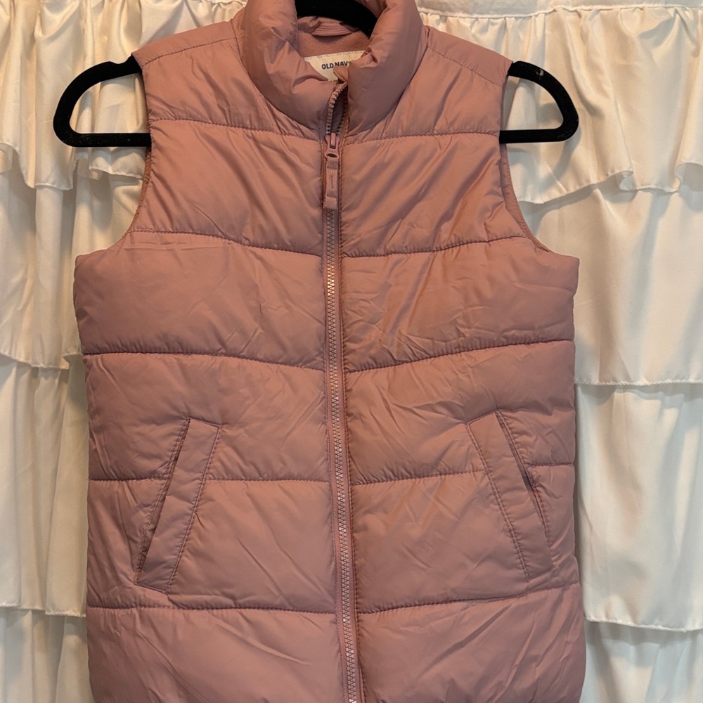 Old Navy Blush Pink Quilted Vest
